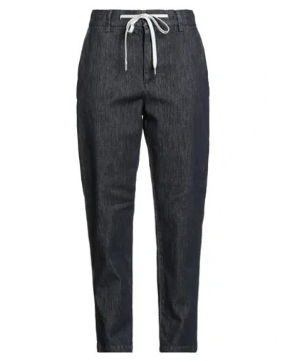 Eleventy Woman Jeans Blue Size 2 Paper, Cashmere, Elastane