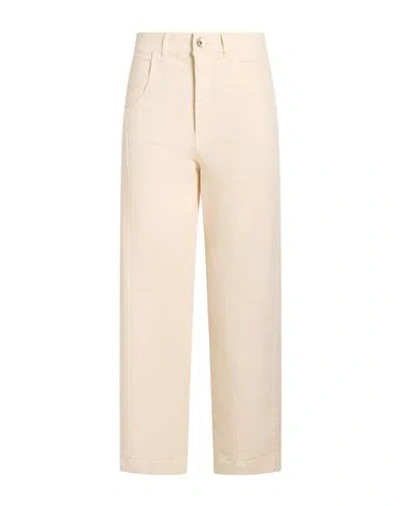Eleventy Woman Jeans Cream Size 2 Cotton, Elastane In White