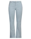 Eleventy Woman Jeans Light Blue Size 14 Cotton, Elastane In Denim