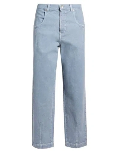 Eleventy Woman Jeans Pastel Blue Size 2 Cotton, Elastane