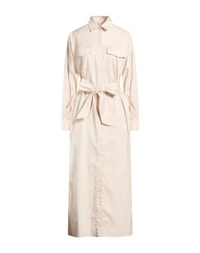 Eleventy Woman Maxi Dress Cream Size 2 Cotton, Elastane In White
