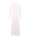 Eleventy Woman Maxi Dress Off White Size L Wool, Viscose, Cashmere