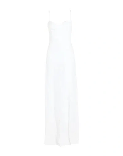 Eleventy Woman Maxi Dress White Size 6 Linen