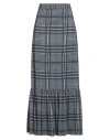 Eleventy Woman Maxi Skirt Slate Blue Size 2 Viscose, Elastane In Blue