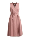 Eleventy Woman Midi Dress Antique Rose Size 8 Polyester In Pink