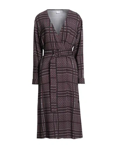 Eleventy Woman Midi Dress Burgundy Size 2 Viscose, Elastane In Red