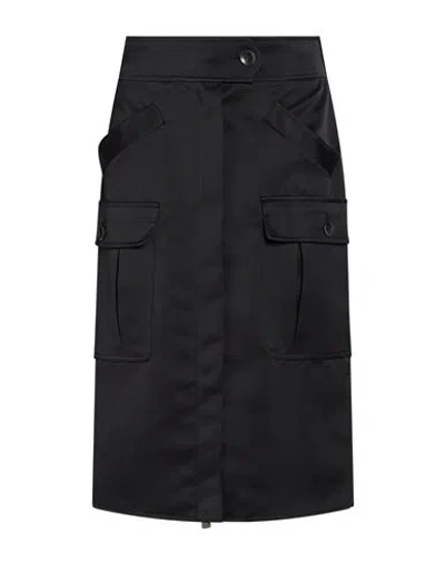 Eleventy Woman Midi Skirt Black Size 2 Polyester