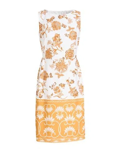 Eleventy Woman Mini Dress Marigold Size 2 Cotton In White