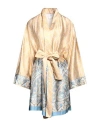 Eleventy Woman Overcoat & Trench Coat Sand Size 8 Viscose, Elastane In Beige