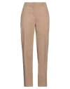 Eleventy Woman Pants Beige Size 2 Cotton, Elastane