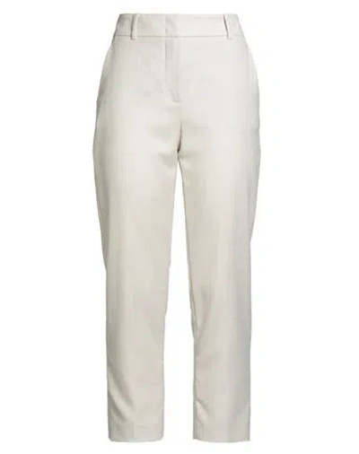 Eleventy Woman Pants Beige Size 2 Wool, Metallic Fiber, Polyamide