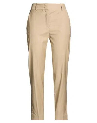 Eleventy Woman Pants Beige Size 2 Wool, Viscose, Elastane
