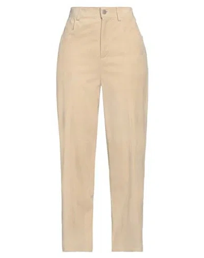 Eleventy Woman Pants Beige Size 4 Lambskin In Beige