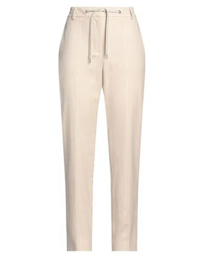 Eleventy Woman Pants Beige Size 4 Wool In Neutral