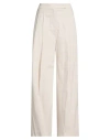 Eleventy Woman Pants Beige Size 6 Cotton, Lyocell, Elastane In Neutral