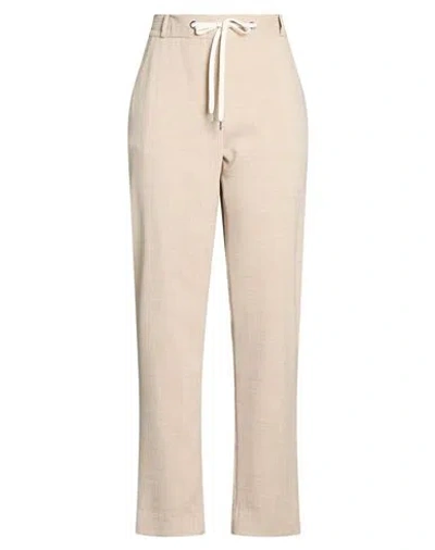 Eleventy Woman Pants Beige Size 6 Polyester In White