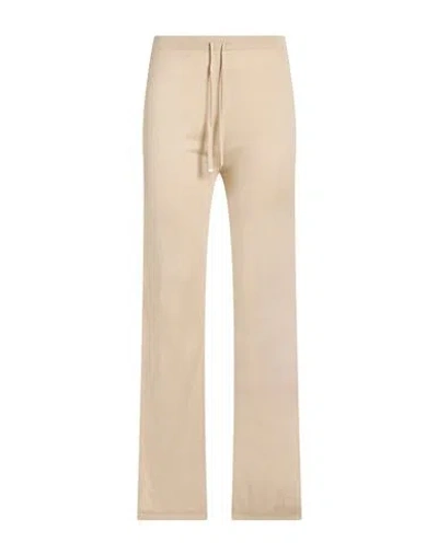 Eleventy Woman Pants Beige Size S Silk, Viscose In Neutral