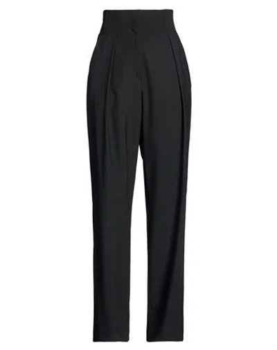 Eleventy Woman Pants Black Size 0 Wool, Elastane