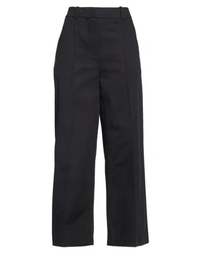 Eleventy Woman Pants Black Size 2 Cotton, Elastane