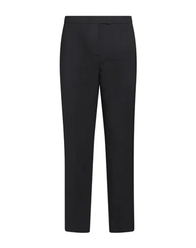 Eleventy Woman Pants Black Size 2 Wool, Polyester, Elastane