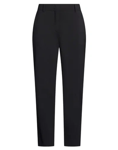 Eleventy Woman Pants Black Size 6 Wool, Elastane
