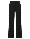 Eleventy Woman Pants Black Size 2 Wool, Polyamide, Elastane