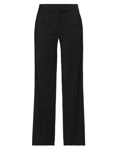 Eleventy Woman Pants Black Size 2 Wool, Polyamide, Elastane In Black
