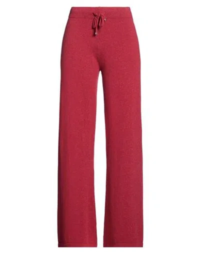 Eleventy Woman Pants Brick Size S Cashmere In Red