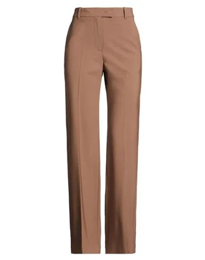 Eleventy Woman Pants Brown Size 0 Wool, Elastane