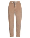 Eleventy Woman Pants Camel Size 2 Cotton, Elastane In Multi