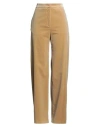 Eleventy Woman Pants Camel Size 2 Cotton, Viscose, Elastane In Neutral