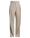 Eleventy Woman Pants Camel Size 2 Wool, Cashmere, Elastane, Polyamide, Polyester In Brown