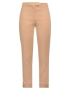 Eleventy Woman Pants Camel Size 4 Lyocell, Cotton, Elastane In Beige