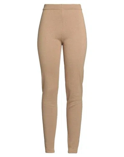 Eleventy Woman Pants Camel Size M Wool, Viscose, Cashmere
