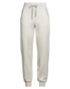 Eleventy Woman Pants Cream Size Xl Cotton, Viscose, Elastane In White