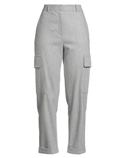 Eleventy Woman Pants Grey Size 2 Wool, Cashmere, Elastane