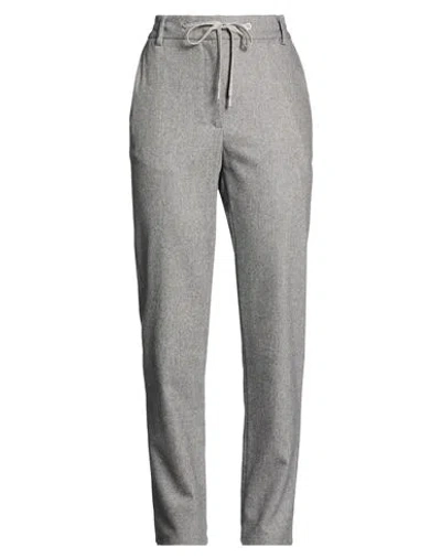 Eleventy Woman Pants Grey Size 2 Wool, Cashmere, Elastane In Multi