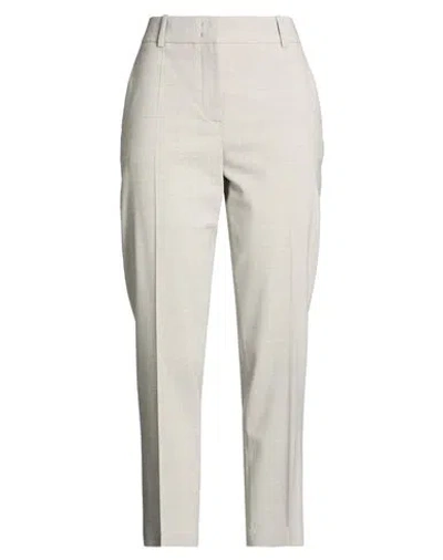 Eleventy Woman Pants Grey Size 4 Wool, Elastane In Neutral