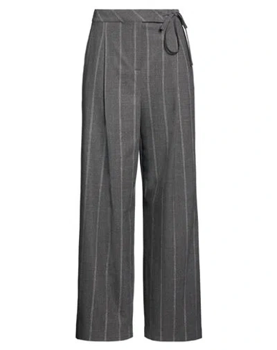 Eleventy Woman Pants Grey Size 6 Wool, Elastane In Gray