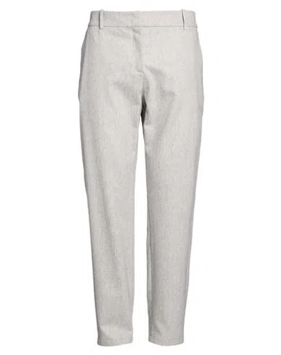 Eleventy Woman Pants Grey Size 8 Wool, Cashmere, Elastane