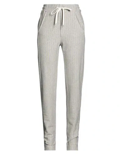 Eleventy Woman Pants Grey Size Xs Cotton, Polyamide, Viscose, Polyester In Gray