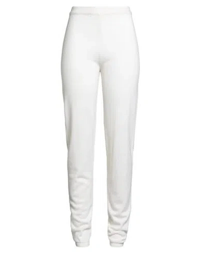 Eleventy Woman Pants Ivory Size L Wool, Viscose, Cashmere