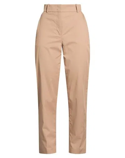 Eleventy Woman Pants Light Brown Size 2 Cotton, Lyocell, Elastane In Neutral