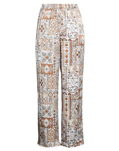 Eleventy Woman Pants Light Brown Size 2 Silk In Beige