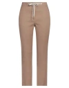 Eleventy Woman Pants Light Brown Size 4 Linen, Cotton, Elastane In Beige