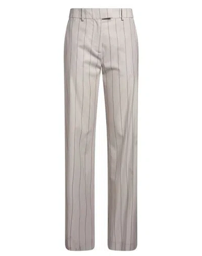 Eleventy Woman Pants Light Grey Size 2 Wool, Viscose, Elastane