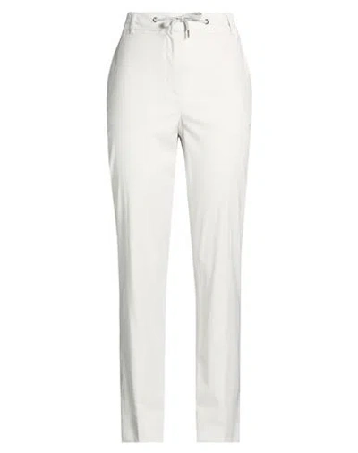 Eleventy Woman Pants Light Grey Size 6 Wool, Viscose, Elastane In Gray