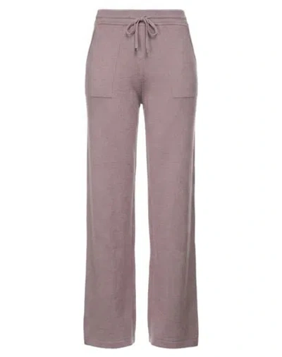 Eleventy Woman Pants Mauve Size S Cashmere In Purple