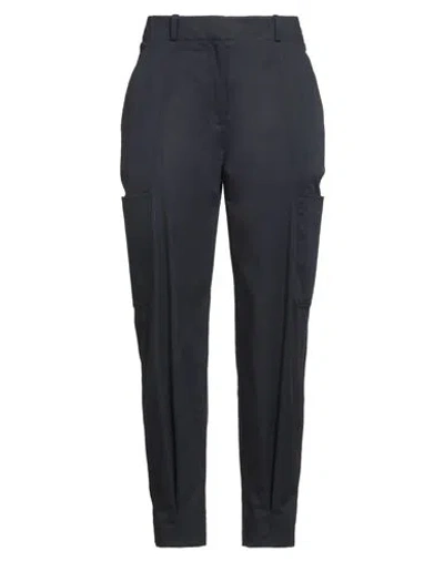 Eleventy Woman Pants Midnight Blue Size 10 Cotton, Lycra, Elastane