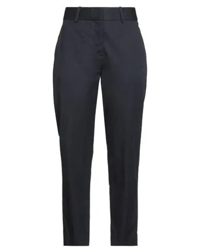 Eleventy Woman Pants Midnight Blue Size 2 Cotton, Lycra, Elastane